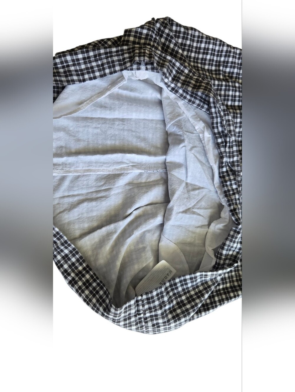 Abercrombie & Fitch Black and White Gingham Mini Dress - Picture 4 of 8